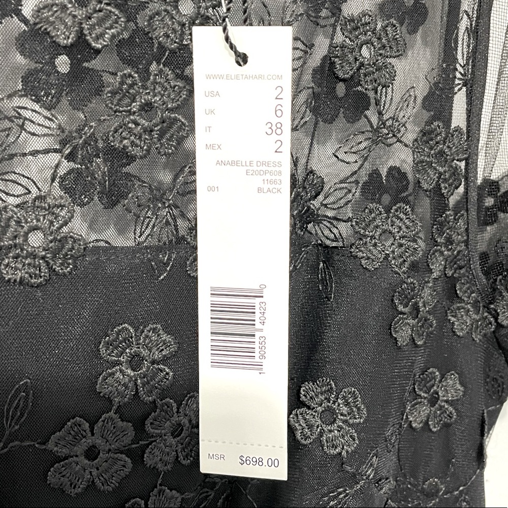 Elie Tahari dress with feathers - Picture 4 of 4